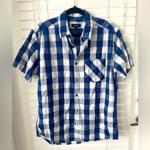 Mens plaid button down